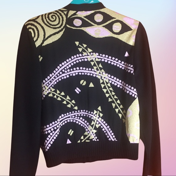 St John Santana Gold/Bubblegum Pink color swirls - Picture 2 of 6